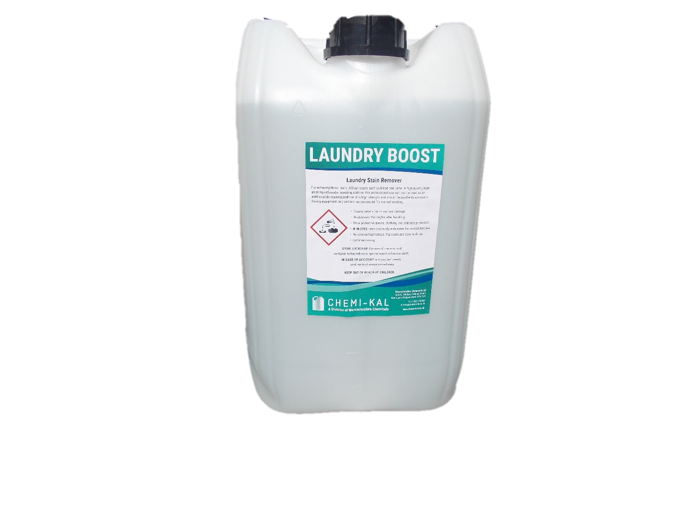 Liquid Laundry Boost and Destaining Additive in 20 Litre Container