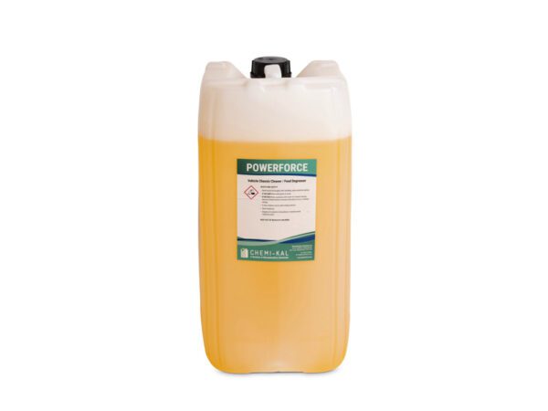 Powerforce Vehicle Chassis Cleaner/Food Degreaser 10L (2x5), 25L, 210L, 1000L