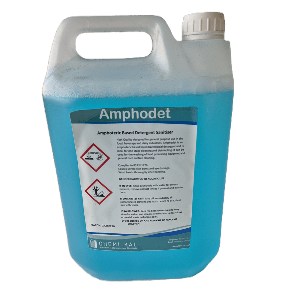 Amphodet Amphoteric Based Detergent Sanitiser 10L (2x5L), 20L - Image 2
