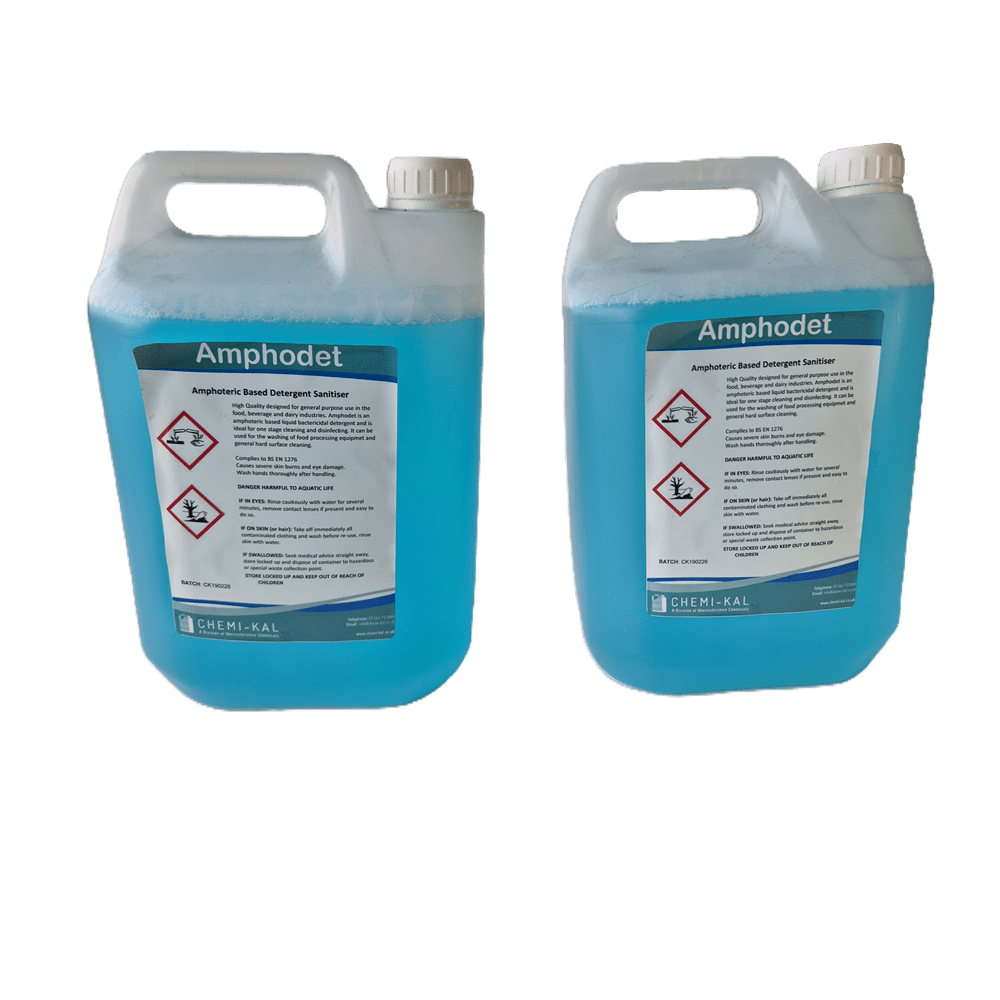 Amphodet Amphoteric Based Detergent Sanitiser 10L (2x5L), 20L