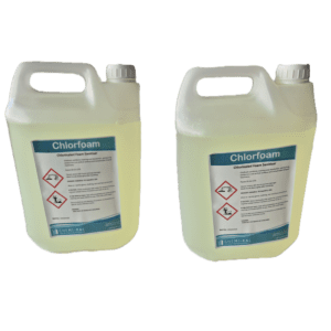 Chlorfoam Chlorinated Foam Sanitiser 10L (2x5L) 20L, 210L