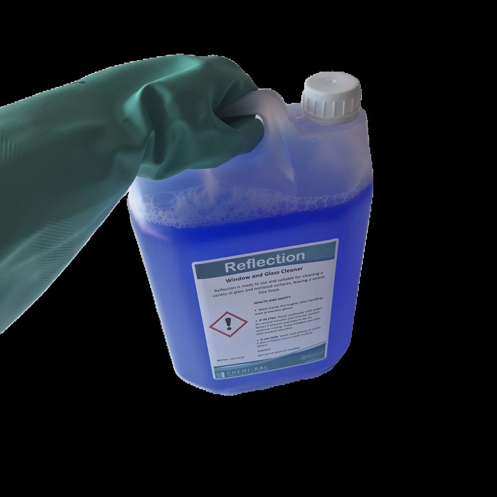 For cleaning a variety of glass and mirrored surfaces