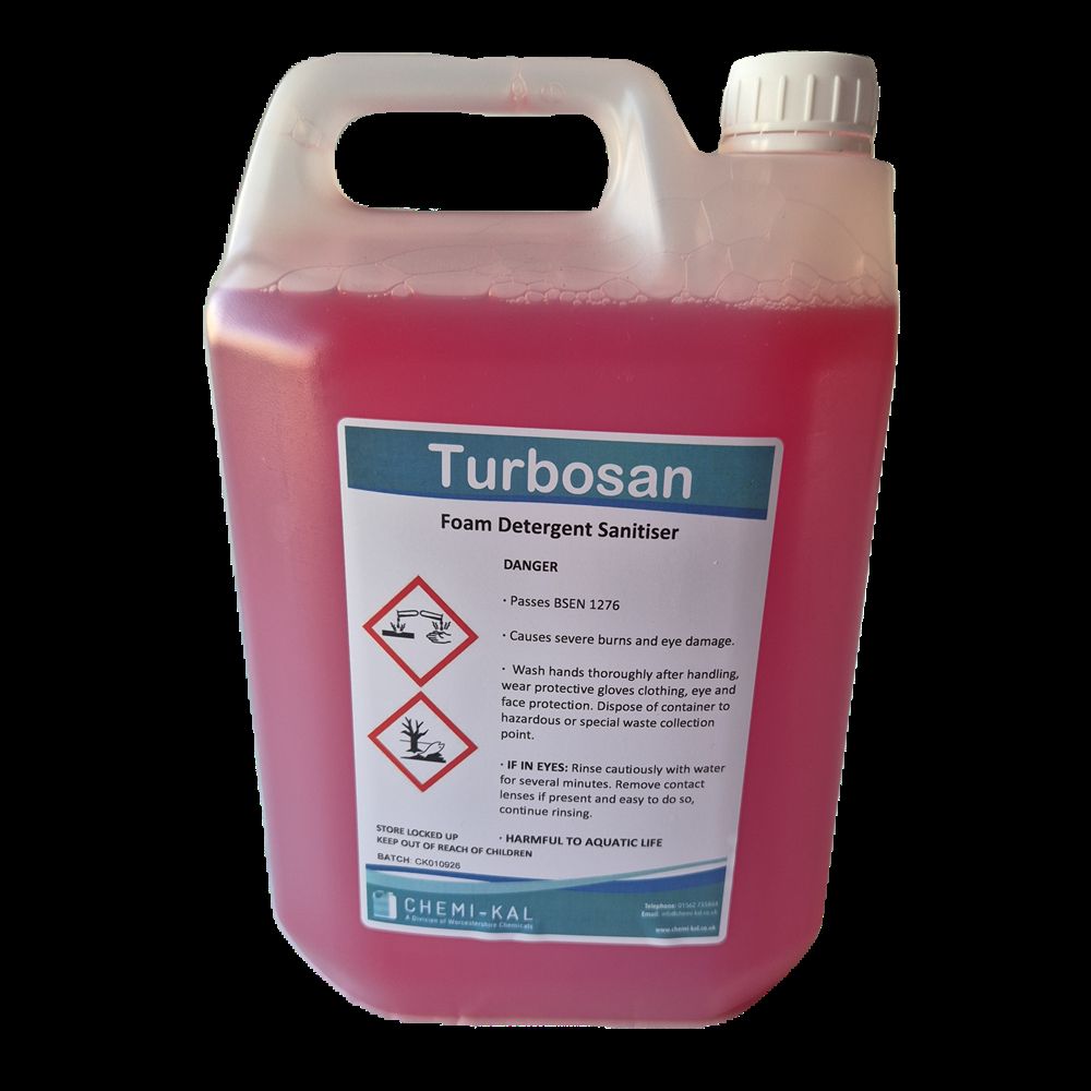 Turbosan Foam Detergent Sanitiser