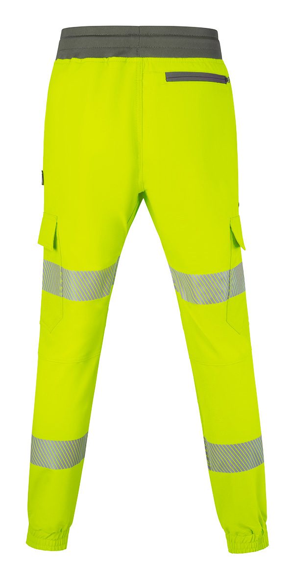 Mens Hi-Vis Joggers Orange or Green - Image 2