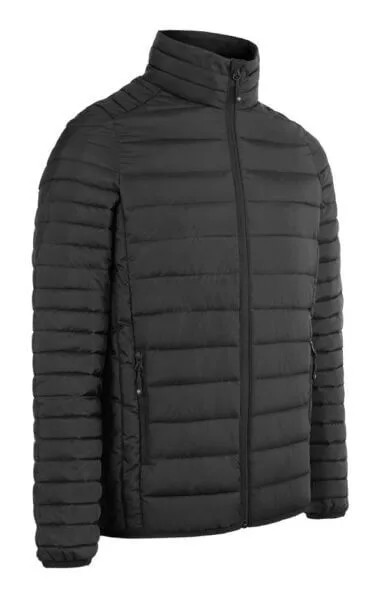 Padded Baffle Jacket in Black