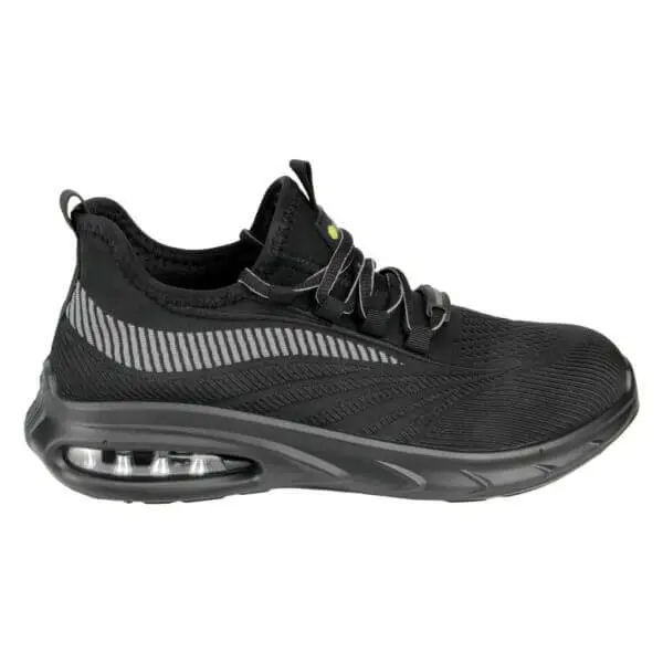 Sutton Composite Black and Grey Flyknit Bubble Sole Trainer S1PL Size 03-12